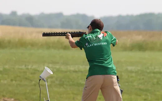 What is the difference between skeet and trap shooting?