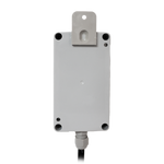 Grey nordic clays receiver with mounting bracket on a white background