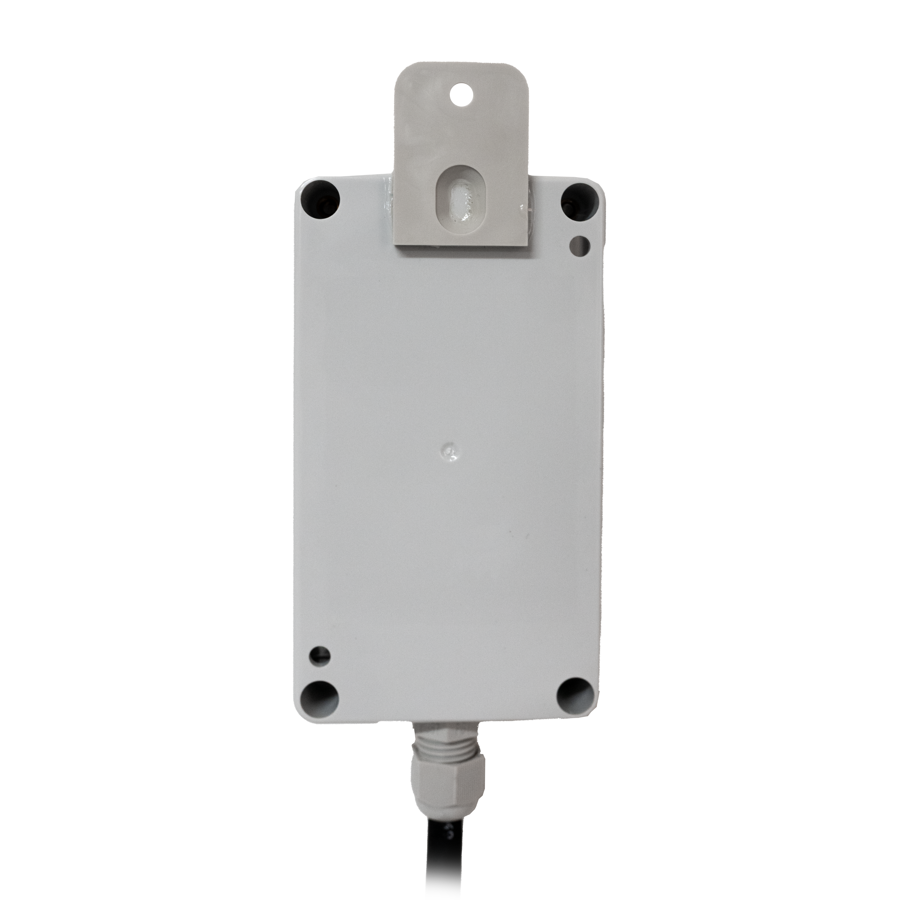 Grey nordic clays receiver with mounting bracket on a white background